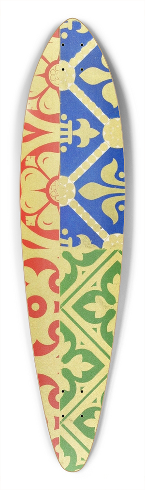 Augustus Pugin - Apparels for Albes. 1 39.3 inch art pintail longboard deck