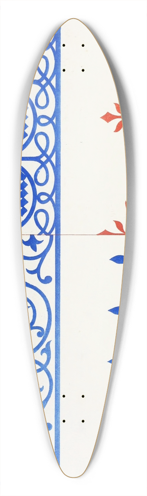 Augustus Pugin - Borders for Altar Cloths 39.3 inch art pintail longboard deck