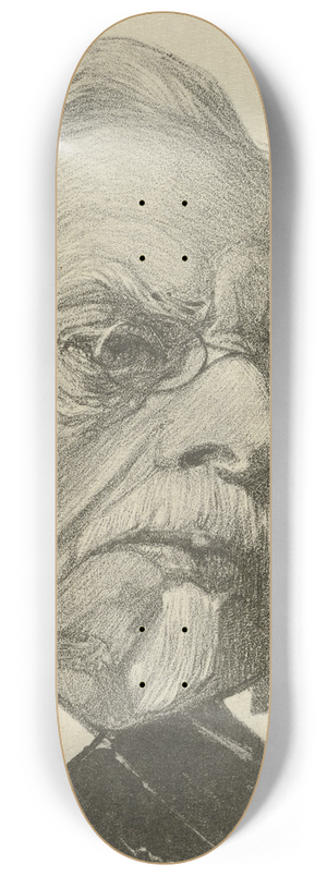 Bernard Willem Wierink - Portret van August Alleb 8.25 inch art skate deck