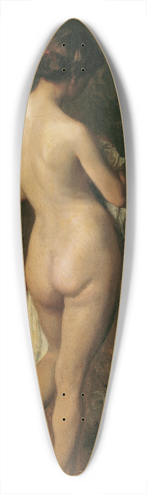 August von Pettenkofen - Badende 39.3 inch art pintail longboard deck