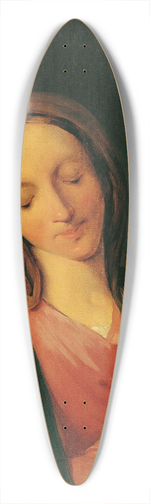 August von Pettenkofen - Madonna 39.3 inch art pintail longboard deck