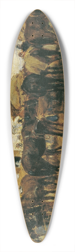August von Pettenkofen - Markt in Szolnok 39.3 inch art pintail longboard deck