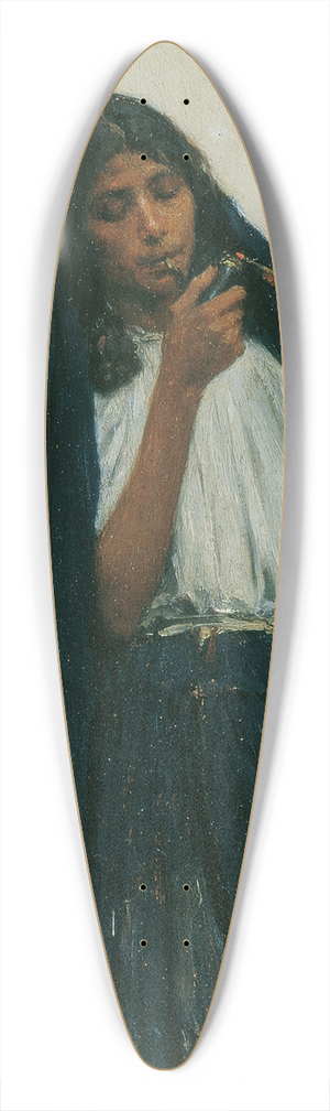 August von Pettenkofen - Zigeunerin 39.3 inch art pintail longboard deck
