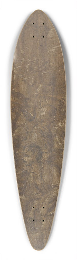 Aurelio Lomi - The Banquet of Ahasuerus and Esther 39.3 inch art pintail longboard deck