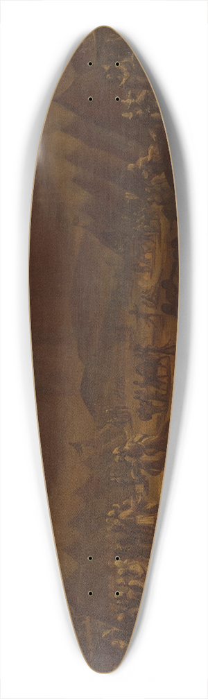 Aurelio Lomi - The Gathering of Manna 39.3 inch art pintail longboard deck