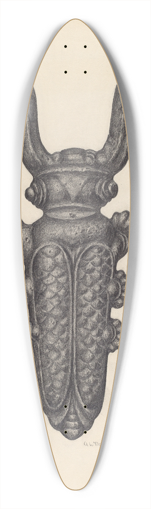 Austin L. Davison - Bootjack 39.3 inch art pintail longboard deck