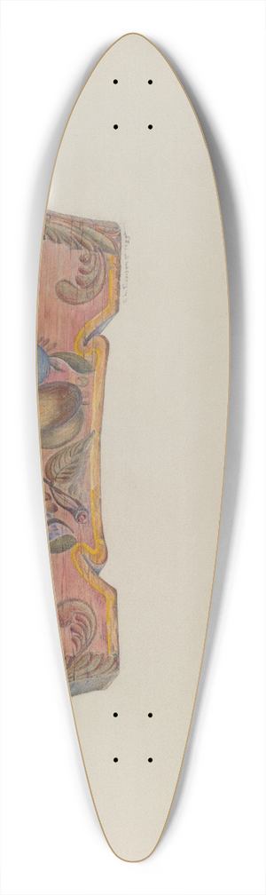 Austin L. Davison - Chair Back Decoration 39.3 inch art pintail longboard deck
