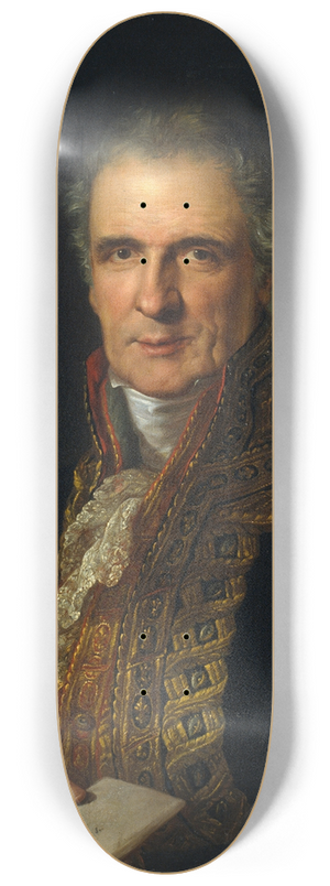 Bernat Lpez Piquer - Portrait of Jos Mara Dez de Aznar 8.25 inch art skate deck