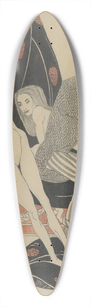 Axel Trneman - Brothel 39.3 inch art pintail longboard deck