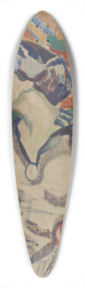Axel Trneman - Portrait of Carin Thiel 39.3 inch art pintail longboard deck