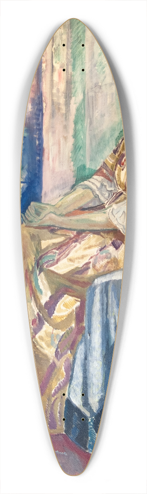 Axel Trneman - Portrait of Mrs. Signe Henschen 39.3 inch art pintail longboard deck