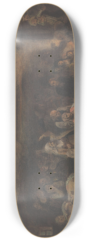 Adolph Tidemand - Etter tvekampen 8.25 inch art skate deck