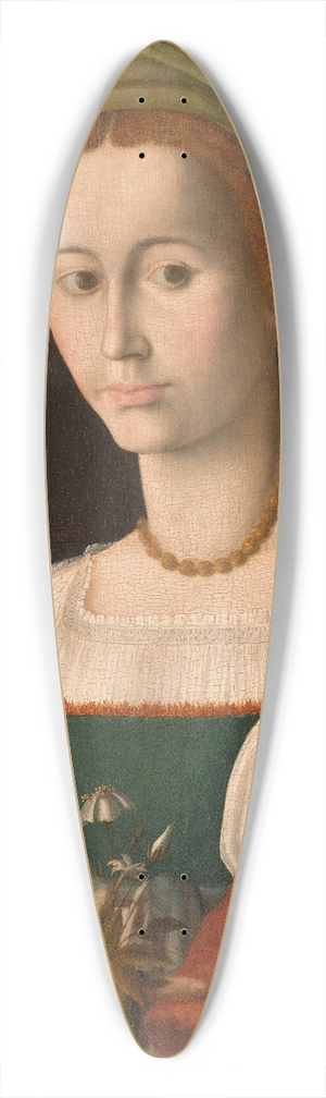 Bacchiacca - A Lady with a Nosegay 39.3 inch art pintail longboard deck