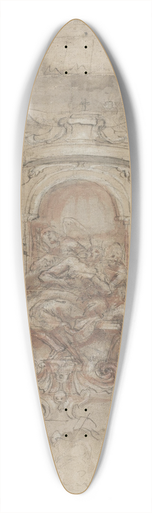 Baldassare Franceschini - Design for an Easter altar 39.3 inch art pintail longboard deck