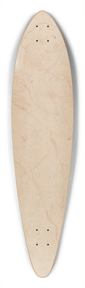 Baldassarre Franceschini - Allegorical Figure of Purity with a Unicorn and Putto 39.3 inch art pintail longboard deck