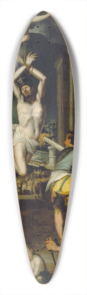 Baltasar de Echave Orio - The Martyrdom of Saint Pontianus 39.3 inch art pintail longboard deck