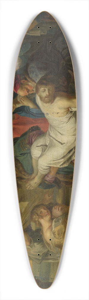 Balthasar Beschey - Entombment of Christ 39.3 inch art pintail longboard deck