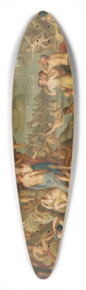 Balthasar Beschey - The deluge 39.3 inch art pintail longboard deck Balthasar Beschey - The deluge 39.3 inch art pintail longboard deck