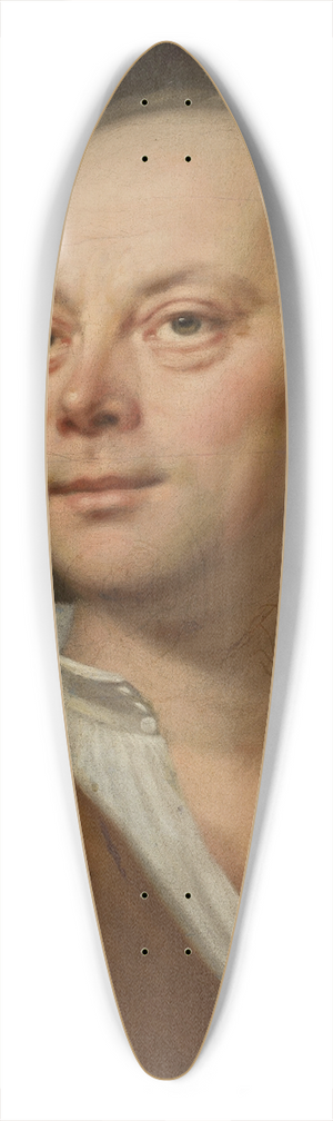 Balthasar Denner - Portrait of a man 39.3 inch art pintail longboard deck