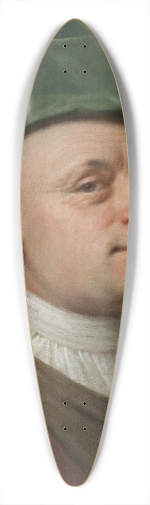 Balthasar Denner - Portrait of a man 39.3 inch art pintail longboard deck