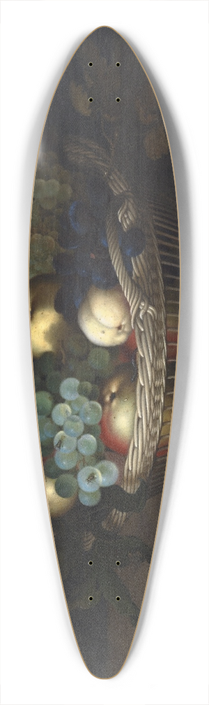 Balthasar van der Ast - Still Life 39.3 inch art pintail longboard deck