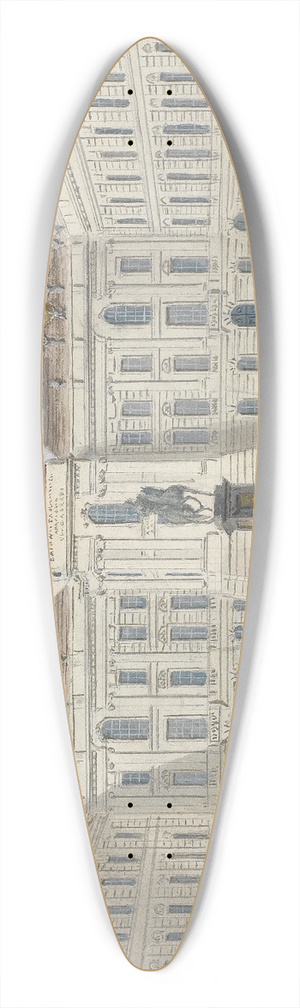 Balthasar Wigand - Josephsplatz 39.3 inch art pintail longboard deck