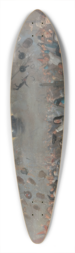 Balthazar Nebot - Allegory of Fortune 39.3 inch art pintail longboard deck