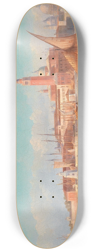 Bernhard Fiedler - A View Of Venice 8.25 inch art skate deck
