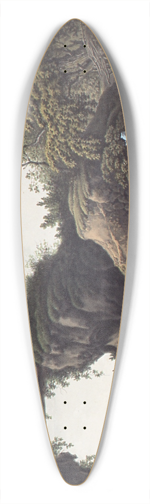 Barend Hendrik Thier - Herder met vee bij een meertje 39.3 inch art pintail longboard deck