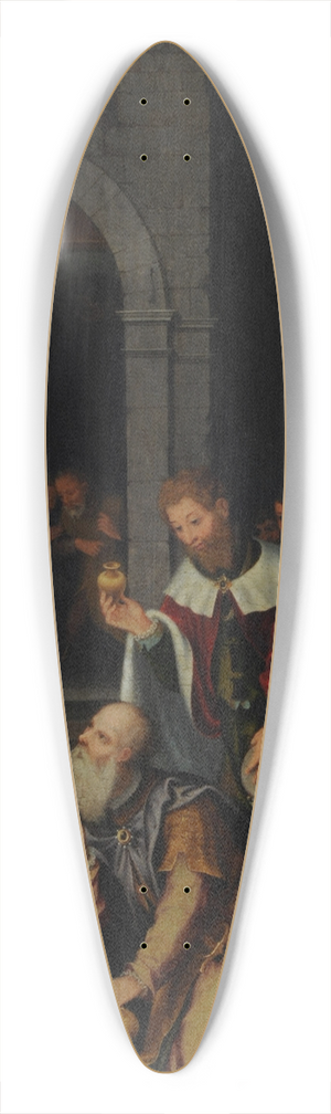 Barthel Bruyn the Elder - Adoration of the Magi 39.3 inch art pintail longboard deck