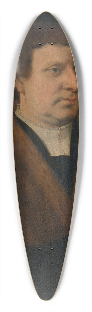 Barthel Bruyn the Elder - Portrait of a Man 39.3 inch art pintail longboard deck