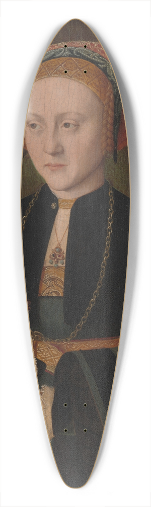 Barthel Bruyn the Elder - Portrait of a Woman 39.3 inch art pintail longboard deck
