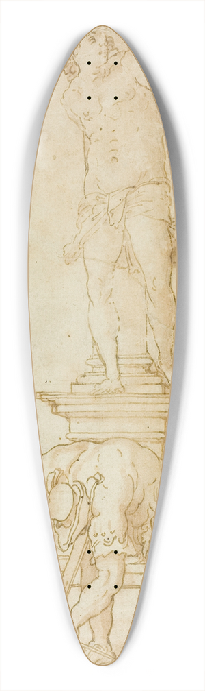 Bartholomaeus Spranger - Martyrdom of Saint Sebastian 39.3 inch art pintail longboard deck Bartholomaeus Spranger - Martyrdom of Saint Sebastian 39.3 inch art pintail longboard deck