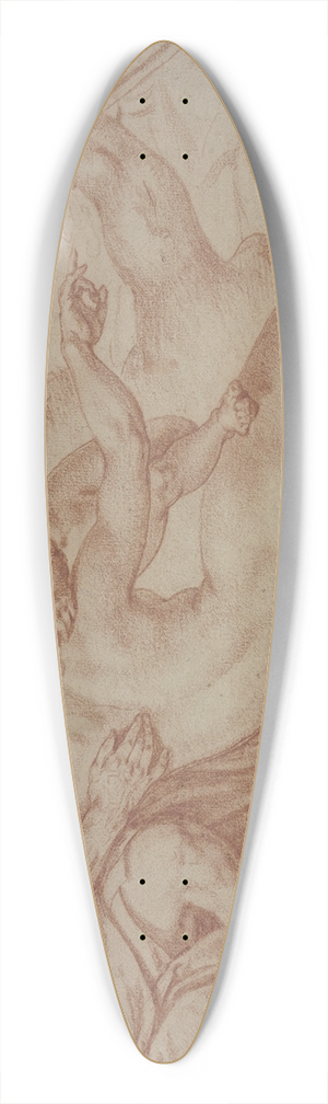 Bartholomaeus Spranger - Venus, Cupid and Adonis 39.3 inch art pintail longboard deck
