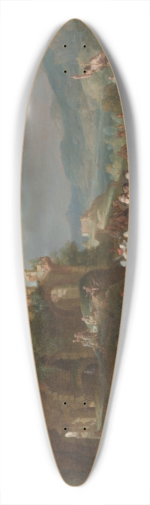 Bartholomeus Breenbergh - The Preaching of John the Baptist 39.3 inch art pintail longboard deck