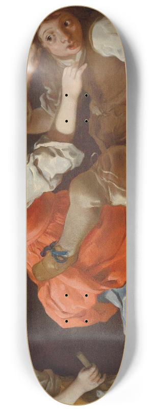 Bernhard Keil - Bickering children (Allegory of sense of touch) 8.25 inch art skate deck