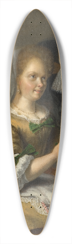 Bartholomeus Maton - Conversation piece 39.3 inch art pintail longboard deck