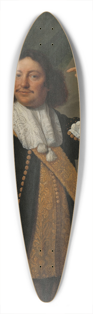 Bartholomeus van der Helst - Aert van Nes (1626-1693), Vice Admiral 39.3 inch art pintail longboard deck