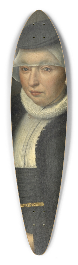 Bartholomus Sarburgh - Portrait of Dorothea Wasserhuhn, Wife of Peter Ryff 39.3 inch art pintail longboard deck