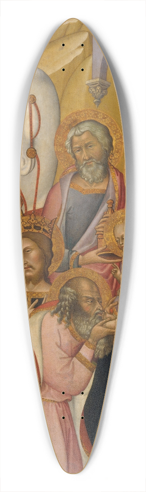 Bartolo di Fredi - The Adoration of the Magi 39.3 inch art pintail longboard deck