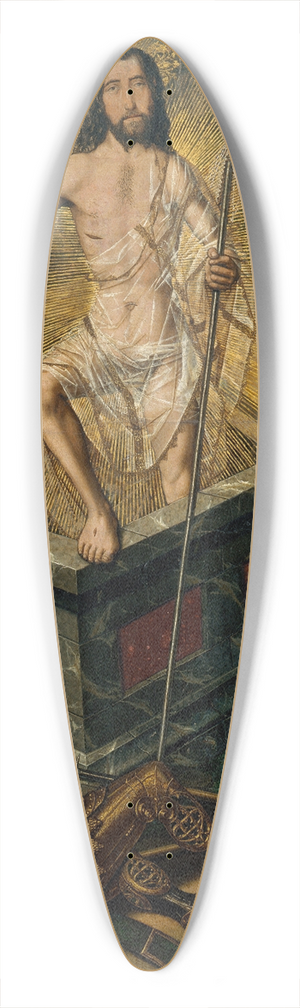 Bartolom Bermejo - Resurrection 39.3 inch art pintail longboard deck