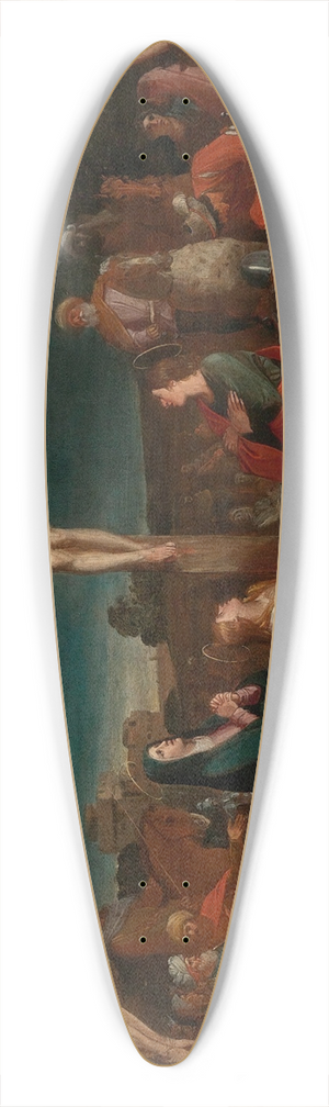 Bartolomeo Carducci - Crucifixion With Thieves 39.3 inch art pintail longboard deck