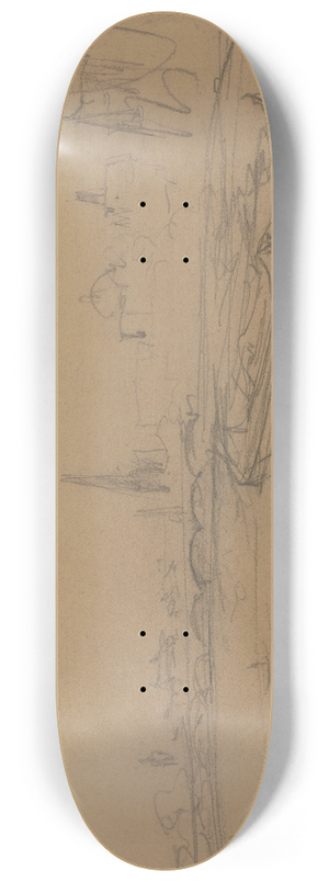 Bernhard Mannfeld - Frankfurt am Main 8.25 inch art skate deck