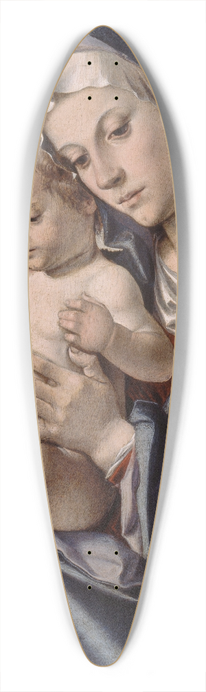 Bartolomeo Montagna - The Virgin and Child with a Saint 39.3 inch art pintail longboard deck