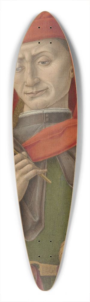Bartolomeo Vivarini - Saint Damian (or Cosmas) 39.3 inch art pintail longboard deck