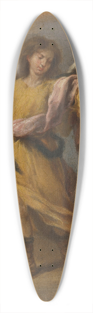 Bartolom Estebn Murillo - Archangel Raphael 39.3 inch art pintail longboard deck
