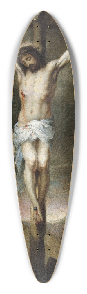 Bartolom Estebn Murillo - The Crucifixion 39.3 inch art pintail longboard deck