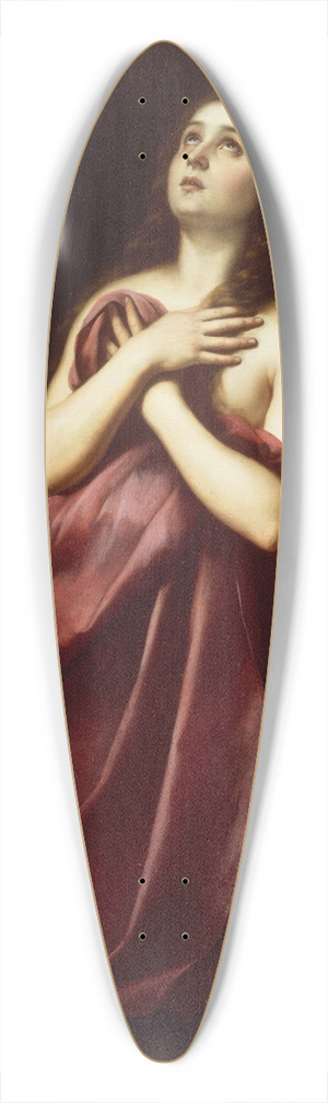 Bartolom Estebn Murillo - The Penitent Magdalene 39.3 inch art pintail longboard deck