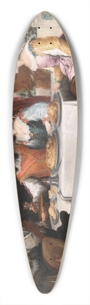 Bartolom Estebn Murillo - The Prodigal Son Feasting 39.3 inch art pintail longboard deck Bartolom Estebn Murillo - The Prodigal Son Feasting 39.3 inch art pintail longboard deck