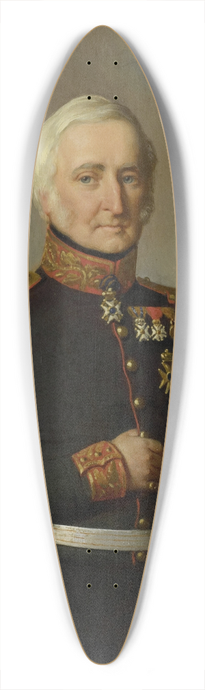 Bastiaan De Poorter - Huibert Gerard Baron Nahuys van Burgst (1782-1858). Lid van de Raad van Nederlands Oost Indi, in het uniform van generaal-majoor titulair 39.3 inch art pintail longboard deck